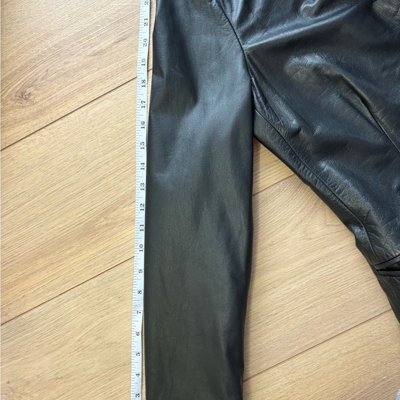 Nine West 100% Genuine Leather Black Blazer Jacket Women’s Size 8 (Medium) - Picture 8 of 8